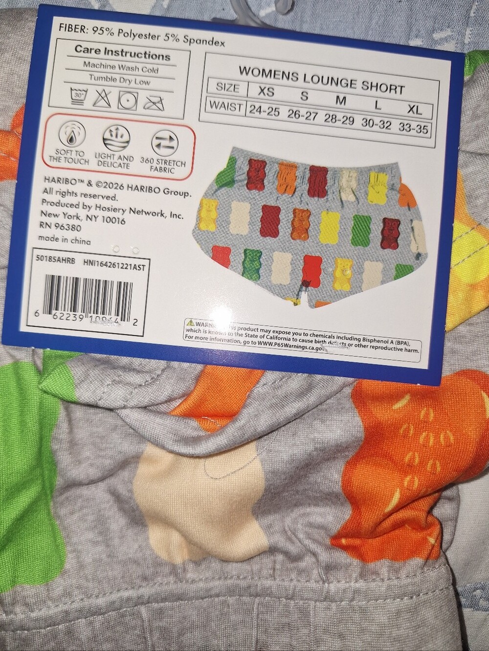 Snack-Themed Women's Lounge Shorts Pack - Multicolor - Picture 2 of 2
